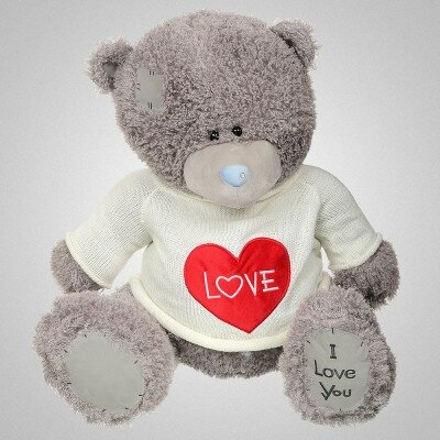 Мишка в белой футболке